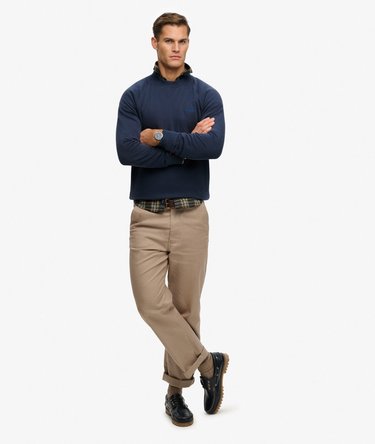 Essential Logo Raglan Rundhals-Sweatshirt Image 3