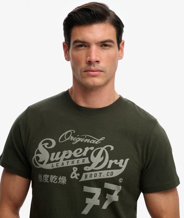 Leather & Boot Co Script T-shirt Image 4