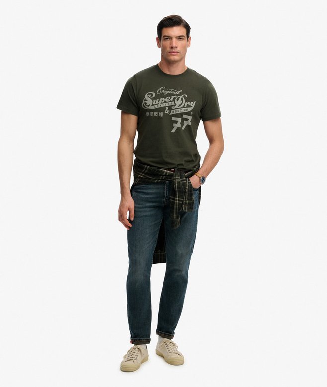 Leather & Boot Co Script T-Shirt
