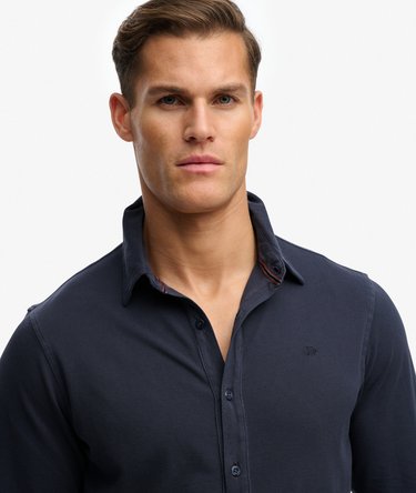 Camisa Manga Larga Vintage Destroy Pique Image 4