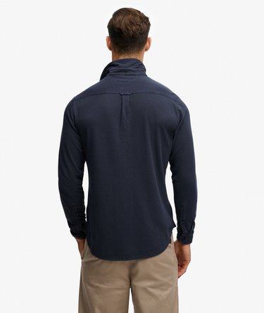 Camisa Manga Larga Vintage Destroy Pique Image 5