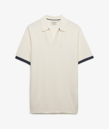 Gebreide Johnny Collar Polo Image 7