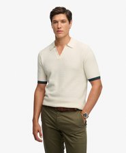 Johnny Collar Knitted Polo Shirt