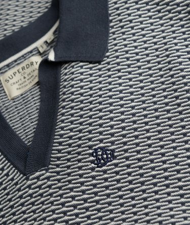 Gebreide Johnny Collar Polo Image 6