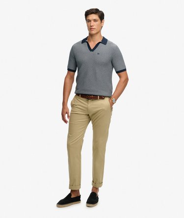 Gebreide Johnny Collar Polo Image 3