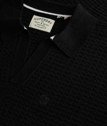 Gebreide Johnny Collar Polo Image 6