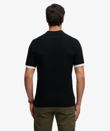Gebreide Johnny Collar Polo Image 5