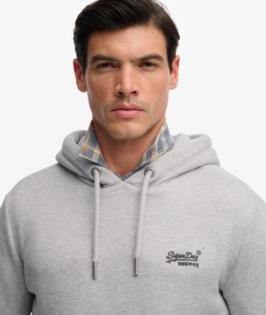 Vintage Logo Broderad Huvtröja Image 4