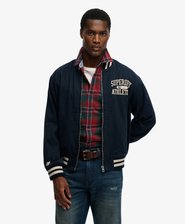 Twill Varsity Bomber Jacket
