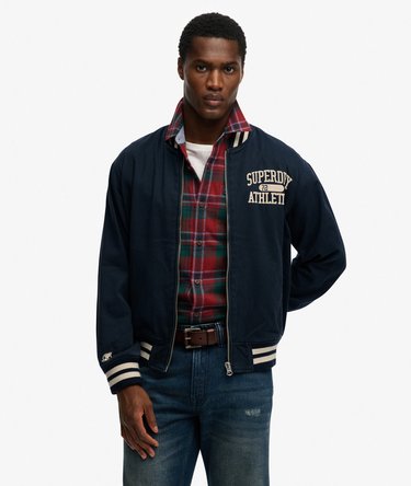 Twill Varsity Bomber Jacket Image 1