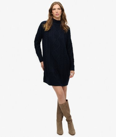 Abito in Maglia a Trecce Slouchy Image 5