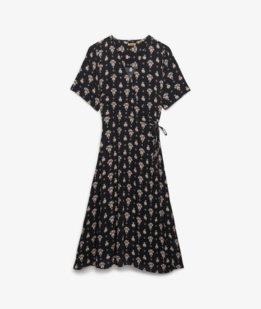 Robe Midi Portefeuille Imprimée Image 7