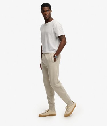 Essential Logo Mjukisbyxor med Halvborstad Insida Image 4