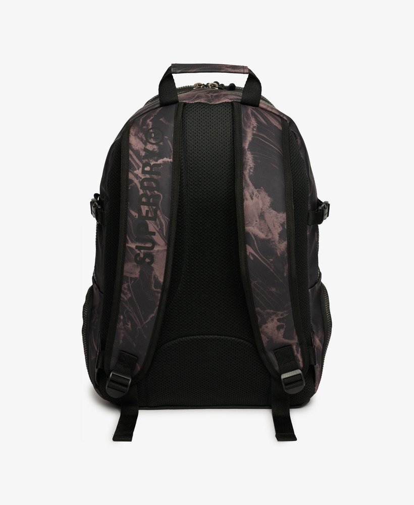Superdry PRINTED MONTANA - Rugzak - black pineapple aop/zwart