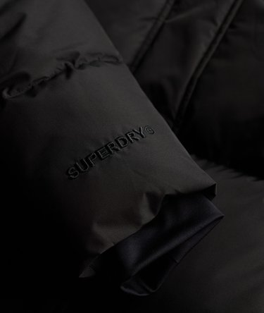 Hooded Mid Length Sports Puffer Jacket Image 7