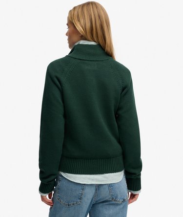 Essential Strikket Genser med Halvglidel&aring;s Image 5