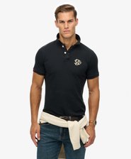 Vintage Athletic Embroidered Polo Shirt