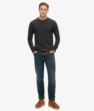 Classic Essential Grandad Shirt Image 3