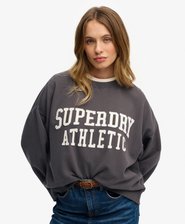 Sweat-shirt décontracté à texte appliqué Athletic Essentials