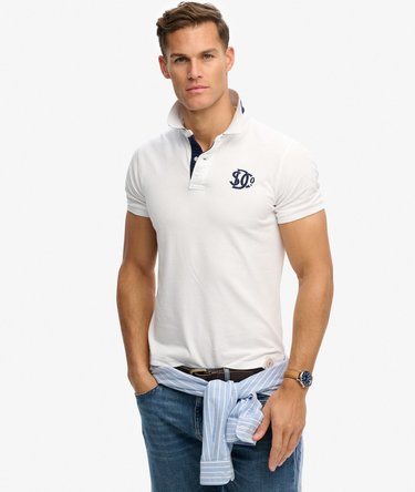 Piqu&eacute; Monogram Poloshirt Image 1