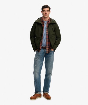 Hooded Softshell Trekker Jacket Image 3