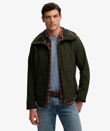 Hooded Softshell Trekker Jacket Image 1