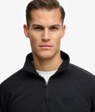 Essential Logo Raglan Henley Jumper Image 4