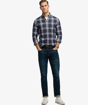 Chemise Lumberjack en Coton &agrave; Manches Longues Image 3