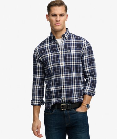 Chemise Lumberjack en Coton &agrave; Manches Longues Image 1