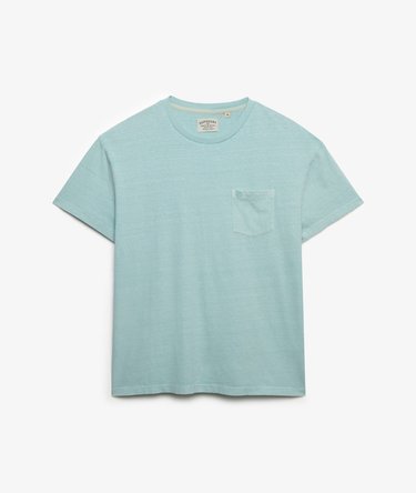 Classic Cotton Linen Pocket T-Shirt Image 7