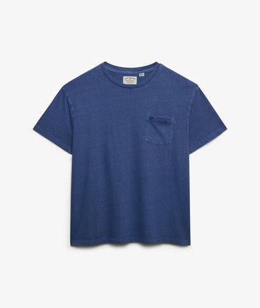 Classic Cotton Linen Pocket T-Shirt Image 7