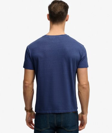 Classic Cotton Linen Pocket T-Shirt Image 5