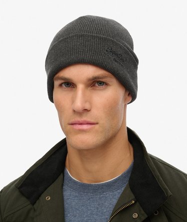 Essential Logo Knitted Beanie Hat Image 2
