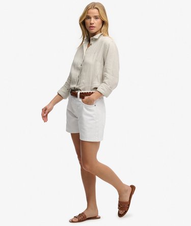 Mid Rise Jeansshorts Image 5