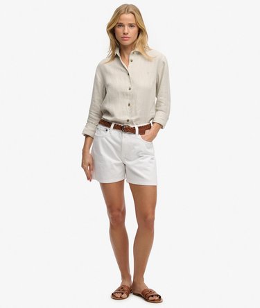 Mid Rise Jeansshorts Image 1