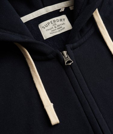 Monogram Embroidered Zip Hoodie Image 6