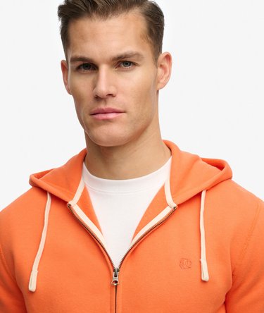 Monogram Embroidered Zip Hoodie Image 4