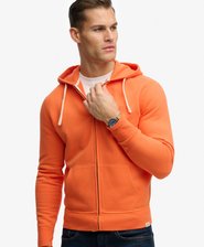 Monogram Embroidered Zip Hoodie