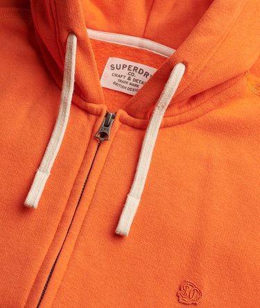 Monogram Embroidered Zip Hoodie Image 6