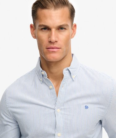 Preppy Oxford Overhemd met Lange Mouwen Image 4