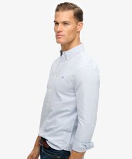 Preppy Oxford Overhemd met Lange Mouwen