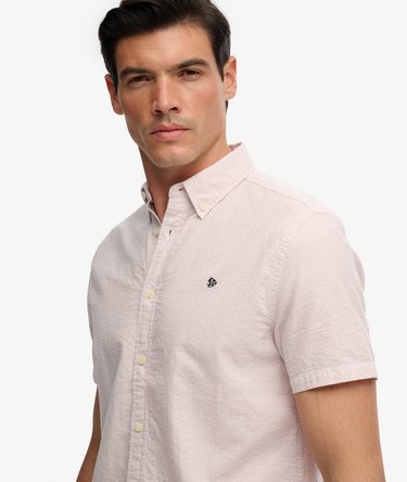 Classic Seersucker Kurzarmhemd Image 4
