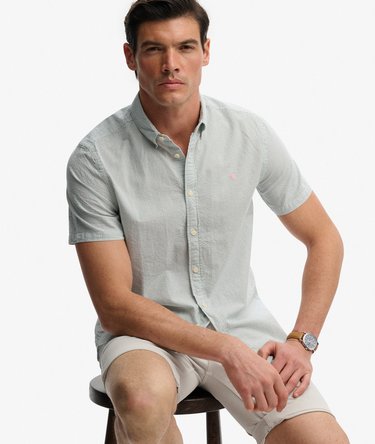 Classic Seersucker Kurzarmhemd Image 2
