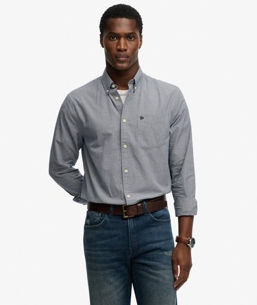 Preppy Poplin Long Sleeve Shirt Image 1