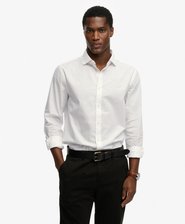 Chemise Popeline &agrave; Col Cass&eacute; Manches Longues