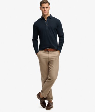 Polo Preppy Cl&aacute;sico de Manga Larga Image 3