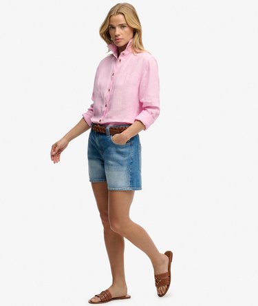 Mid Rise Jeansshorts Image 3