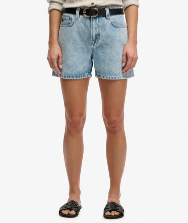 Mid Rise Jeansshorts Image 4