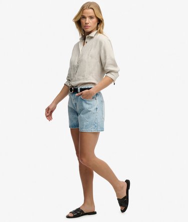 Mid Rise Jeansshorts Image 3