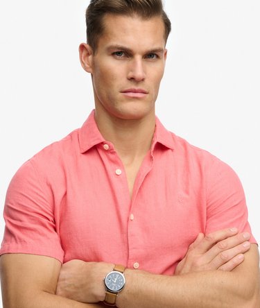 Riviera Short Sleeve Linen Shirt Image 4